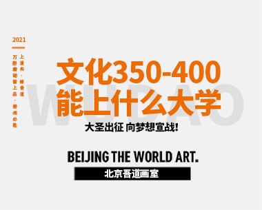 美术生专业210-230文化350-400能上什么大学