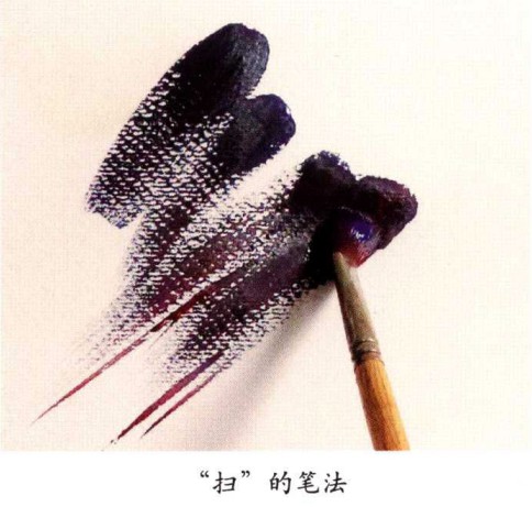 水粉画常见的6大用笔方法介绍（3）